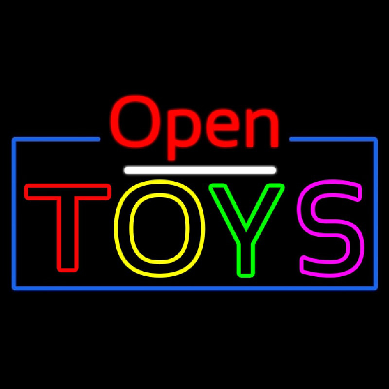 Open Toys Neon Sign