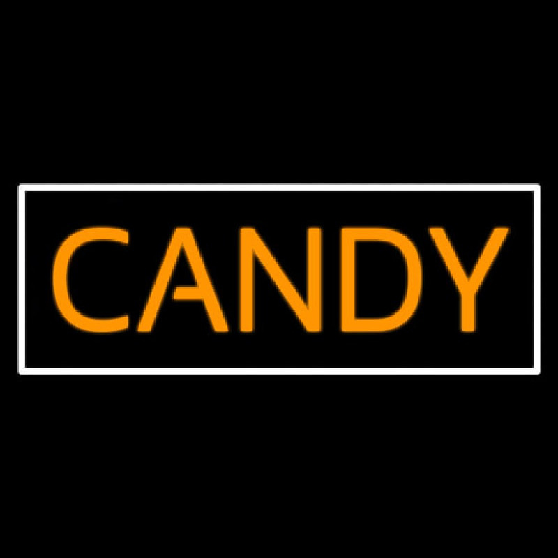 Orange Candy Neon Sign