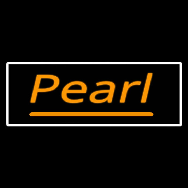 Orange Pearl Neon Sign