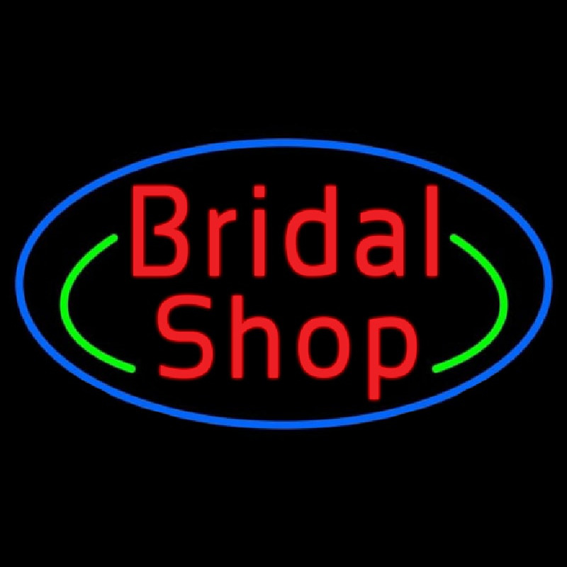 Oval Bridal Shop Neon Sign