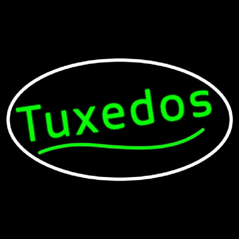 Oval Green Tu edos Neon Sign