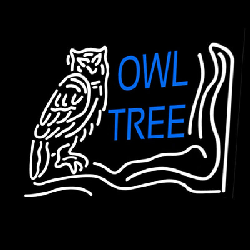 Owl Tree Neon Sign