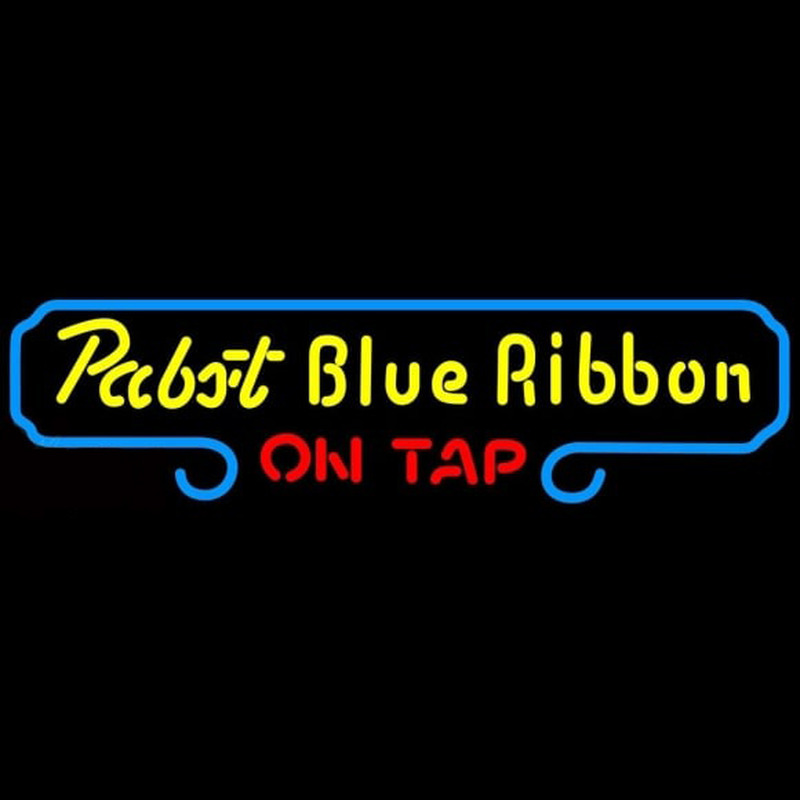 Pabst Blue Ribbon On Tap Beer Sign Neon Sign
