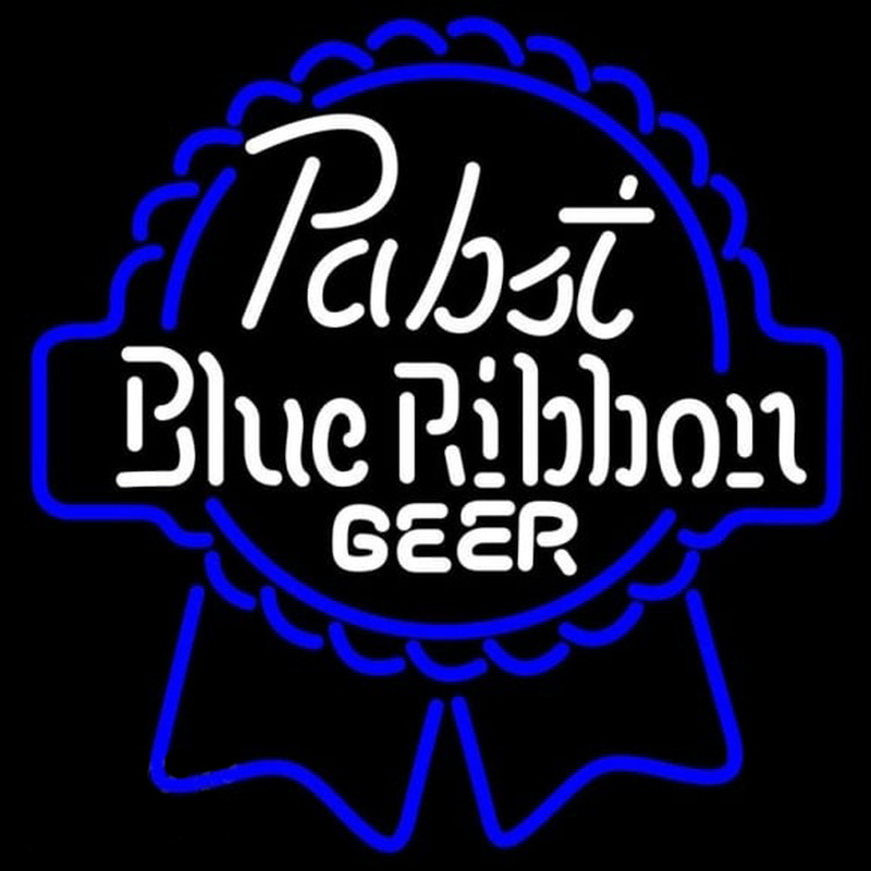 Pabst Blue White Ribbon Beer Sign Neon Sign