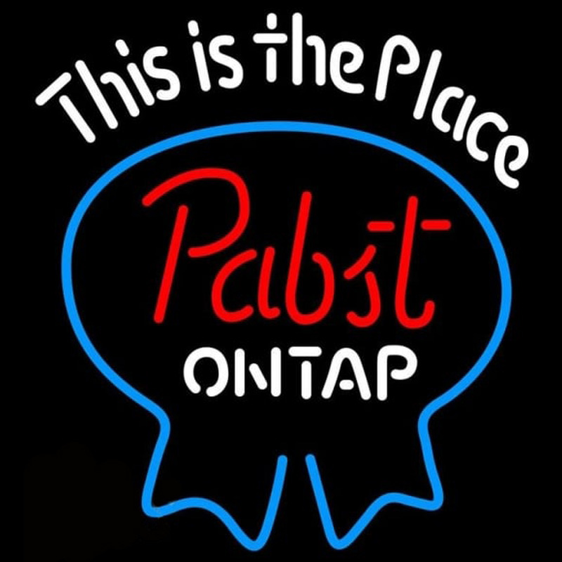 Pabst Light This is the Place Beer Sign Neon Sign