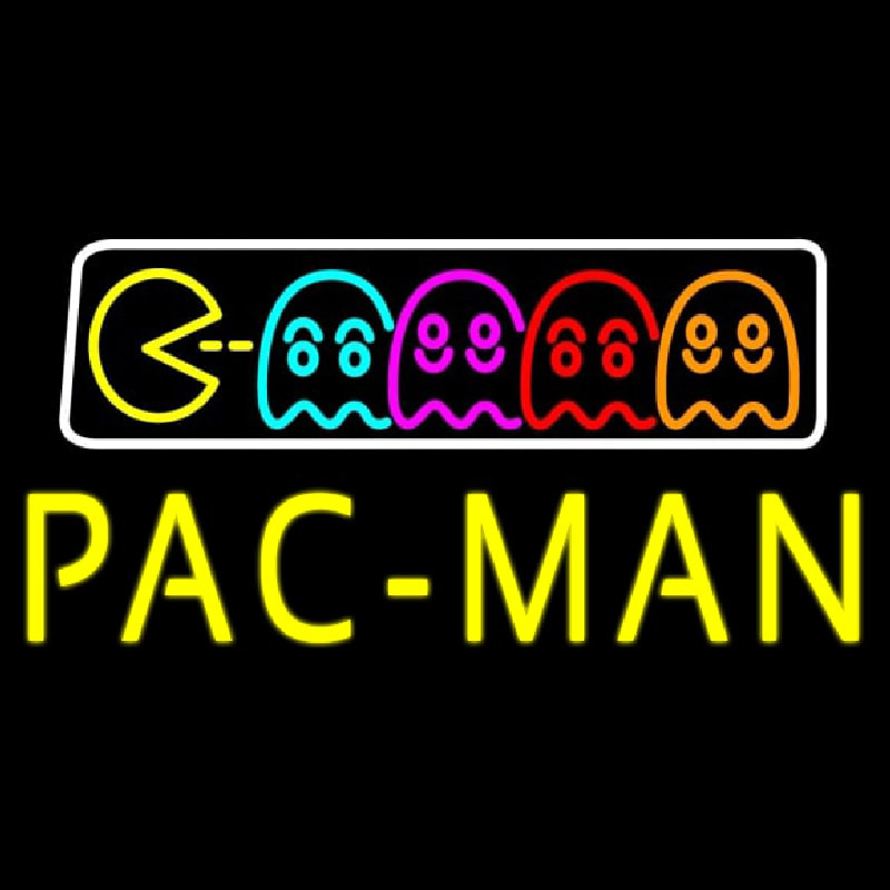 Pac Man Neon Sign