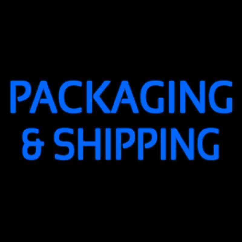 Packaging And Shipping Neon Sign