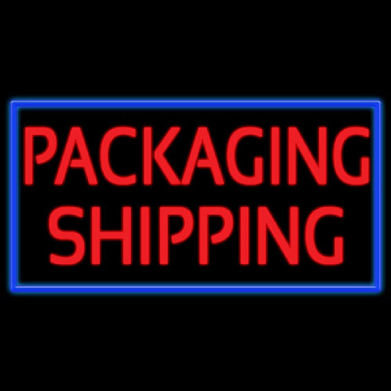 Packaging Shipping Neon Sign
