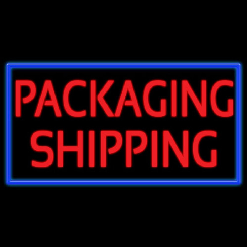 Packaging Shipping Neon Sign