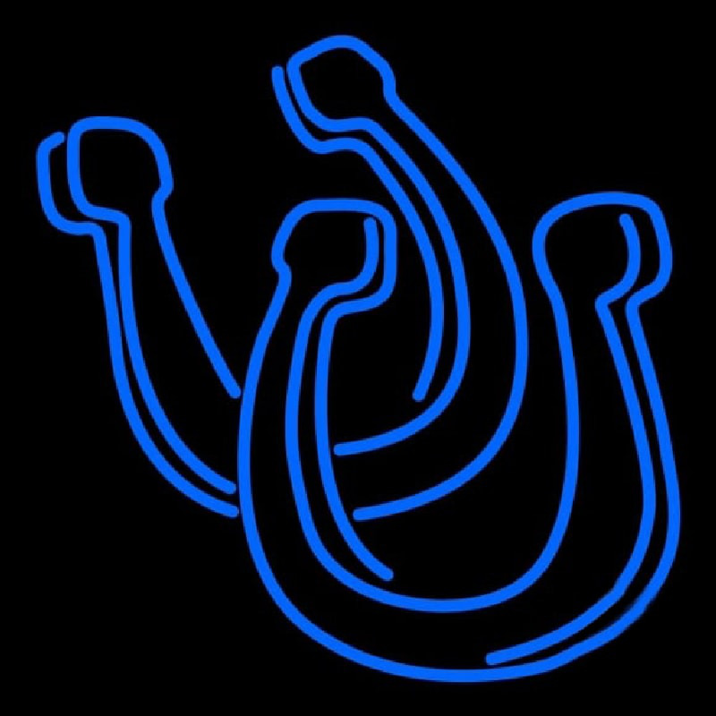 Pair Of Horse Shoe Neon Sign