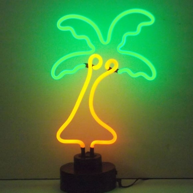 Palmtree Desktop Neon Sign