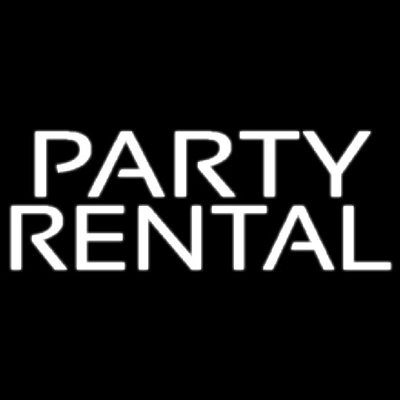 Party Rental 1 Neon Sign