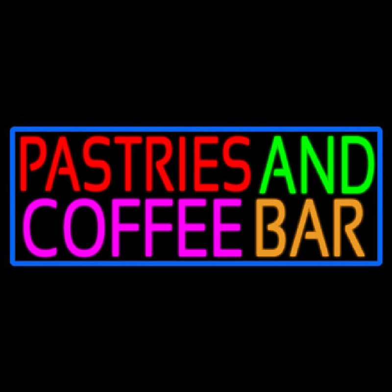 Pastries N Coffee Bar Neon Sign