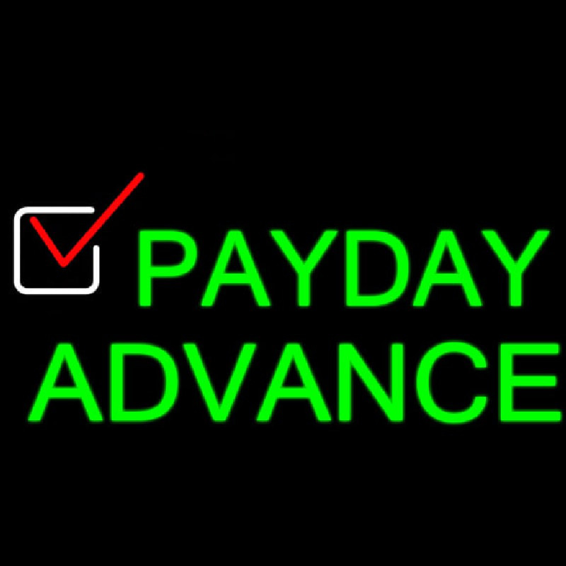 Payday Advance Neon Sign