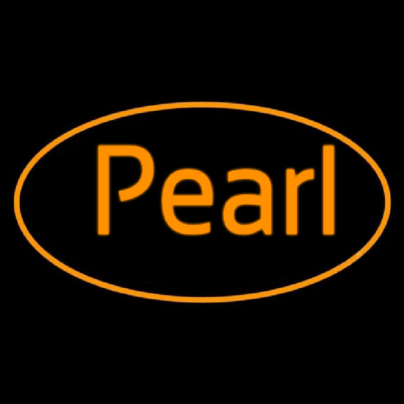 Pearl Oval Neon Sign