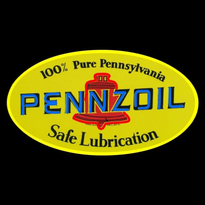 Pennzoil Safe Lubrication Neon Sign