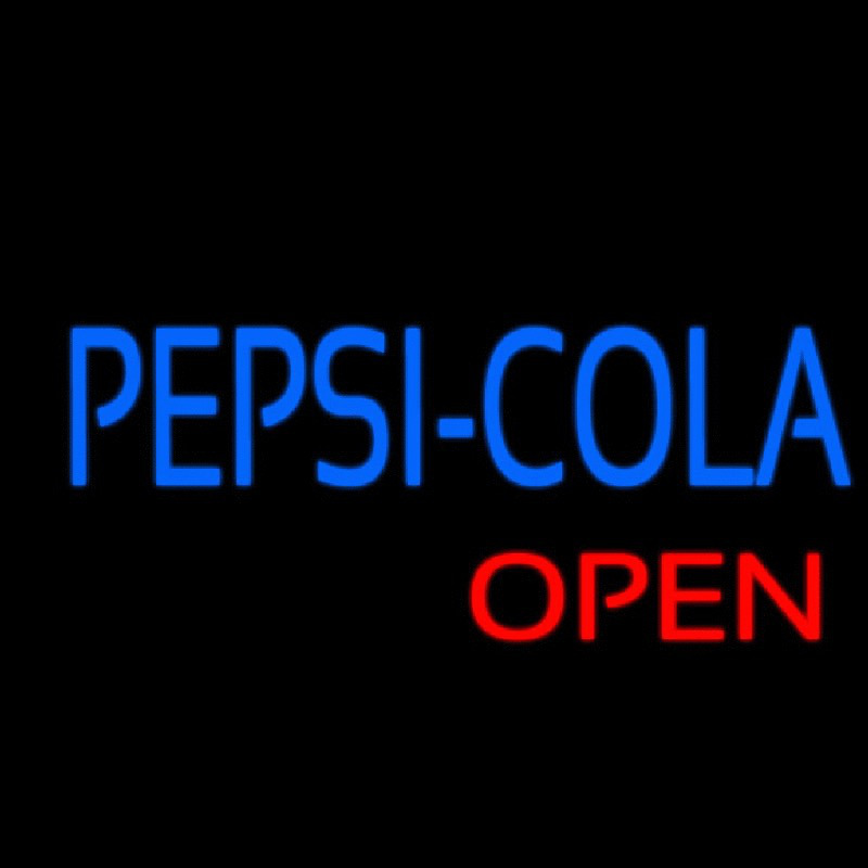 Pepsi Cola Open Neon Sign