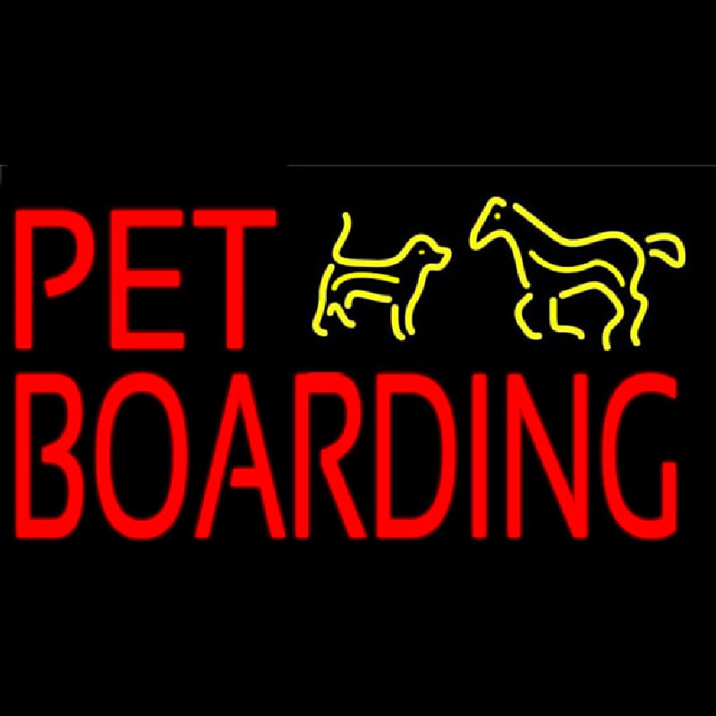 Pet Boarding 1 Neon Sign
