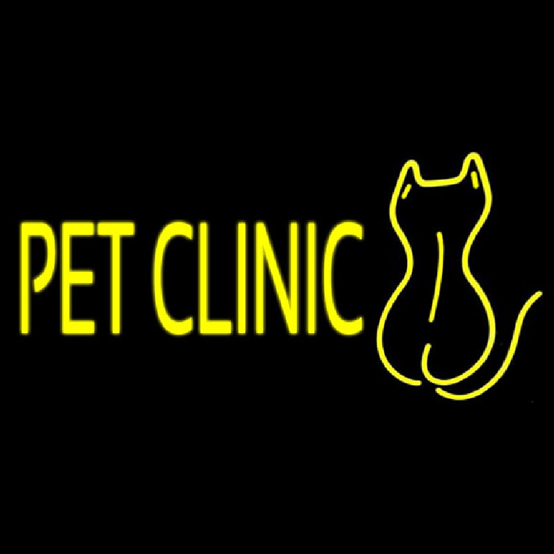 Pet Clinic Neon Sign
