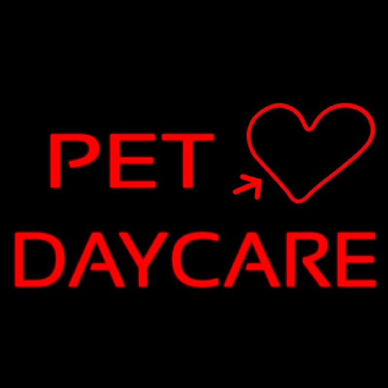 Pet Daycare Neon Sign