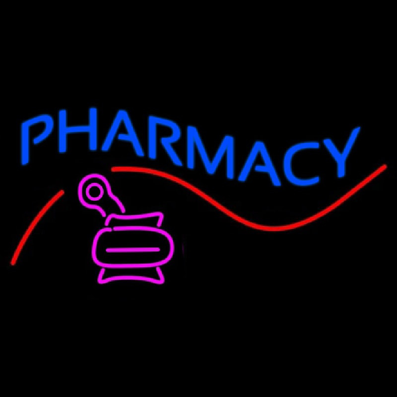 Pharmacy With Logo Neon Sign