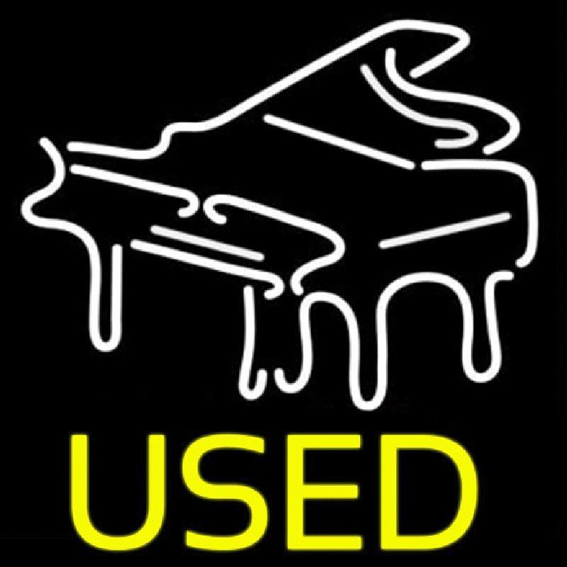 Piano Used Neon Sign