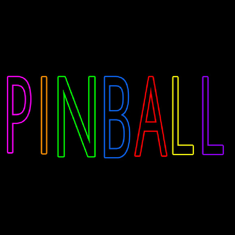 Pinball 1 Neon Sign