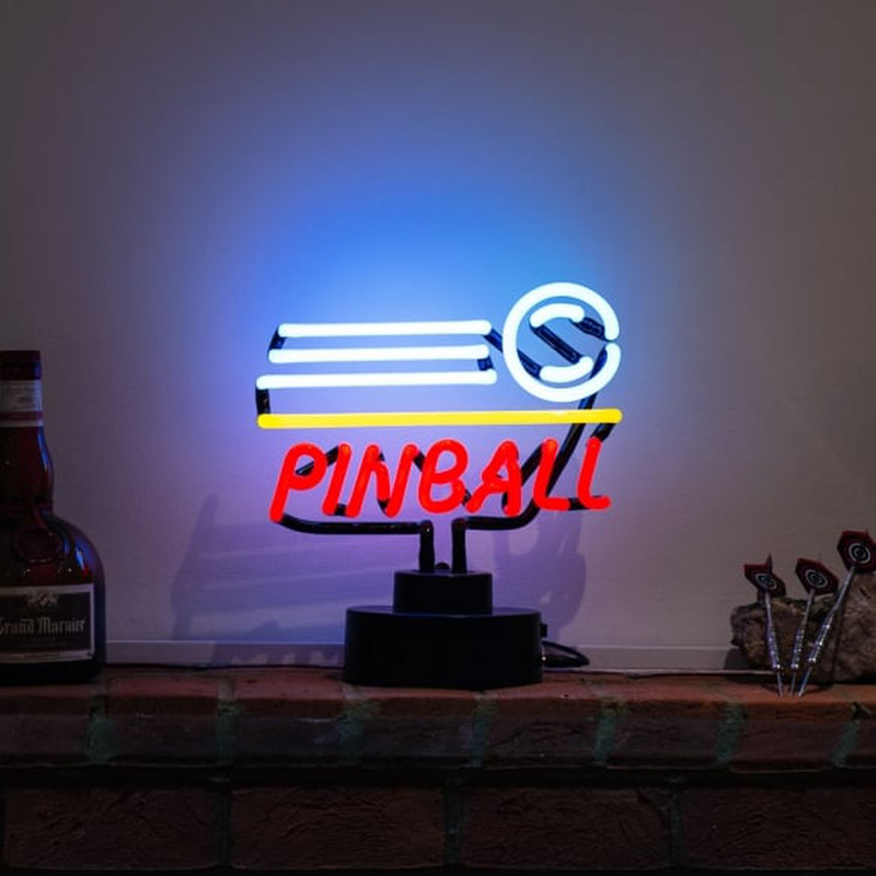 Pinball Desktop Neon Sign