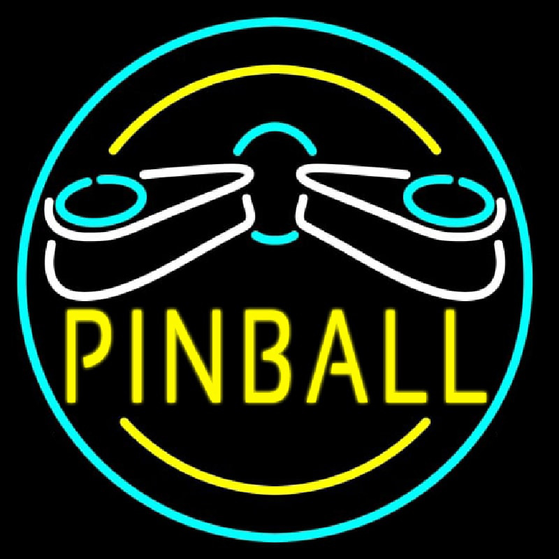 Pinball Logo 2 Neon Sign