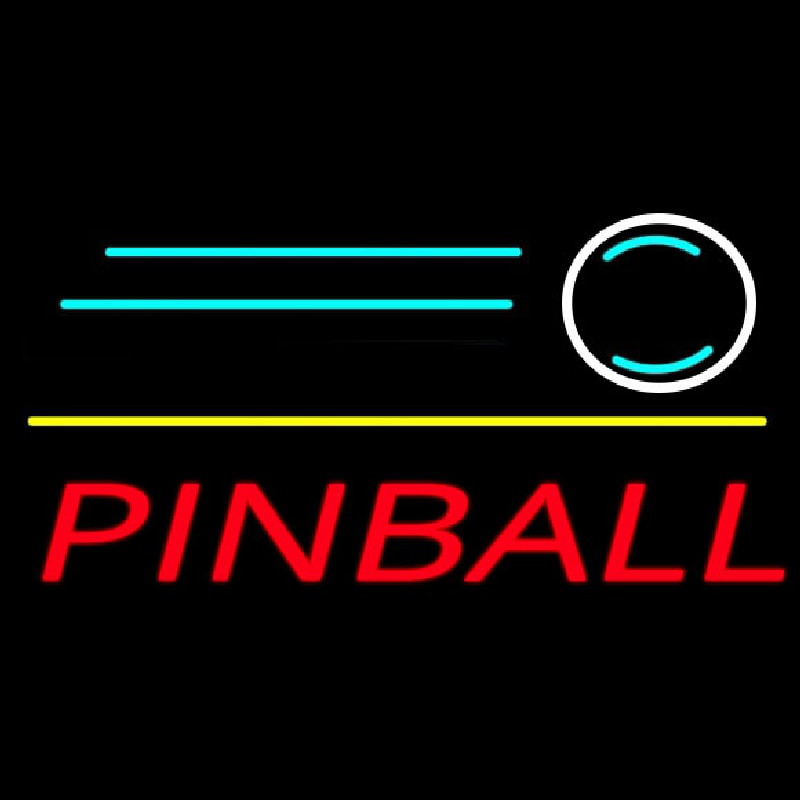 Pinball Shot Neon Sign