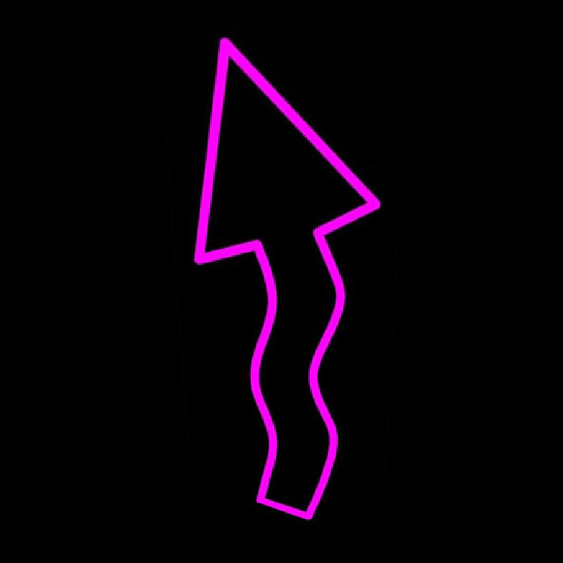 Pink Arrow Neon Sign