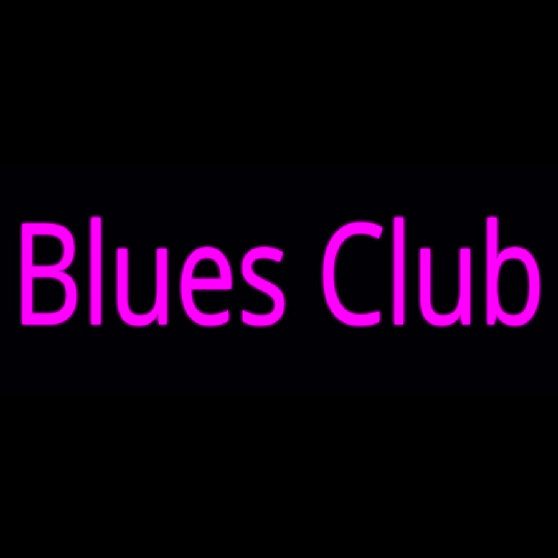 Pink Blues Club Neon Sign