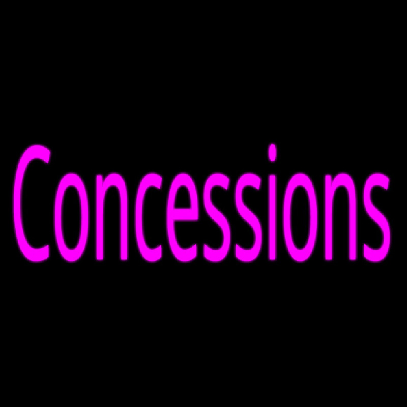 Pink Concessions Neon Sign
