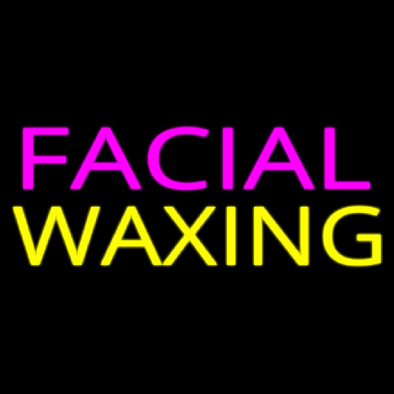 Facial WAXING Neon Sign 