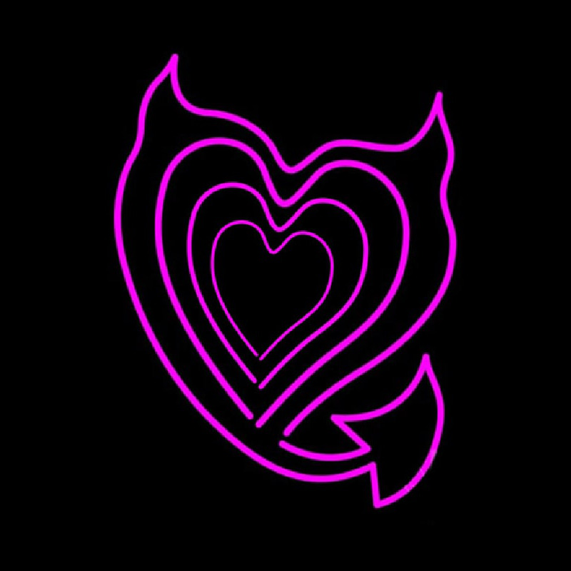 Pink Heart Neon Sign