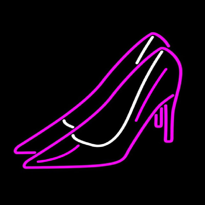 Pink High Heels Neon Sign