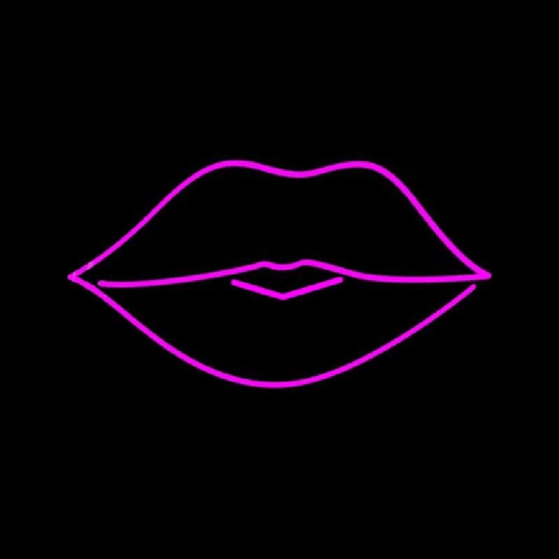 Pink Lips Neon Sign