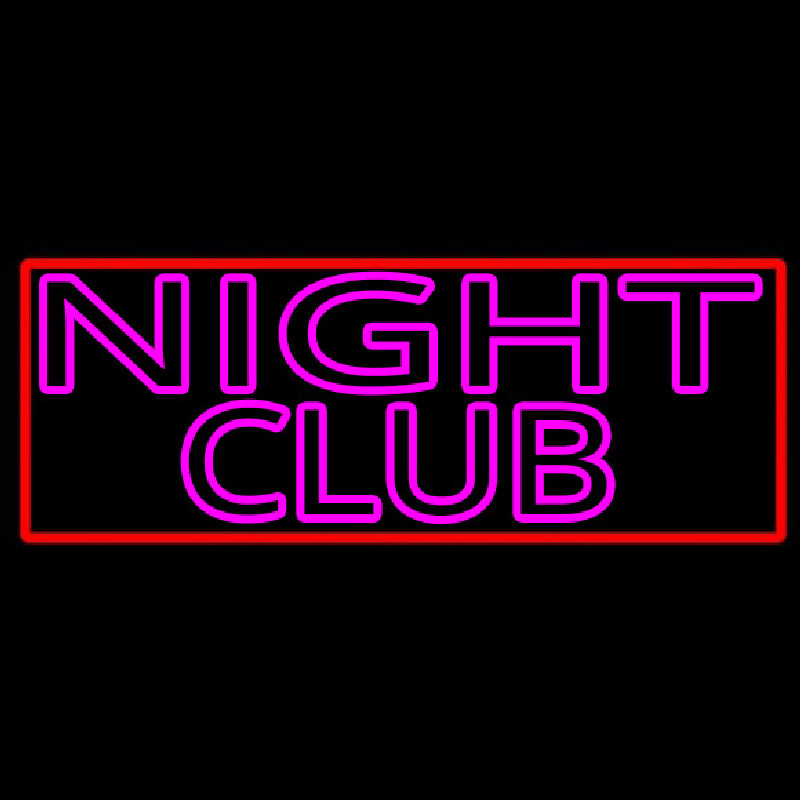 Pink Night Club Neon Sign