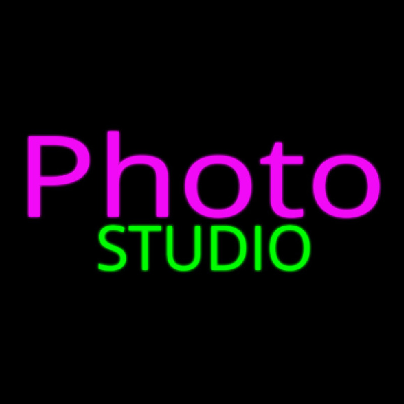 Pink Photo Studio Neon Sign