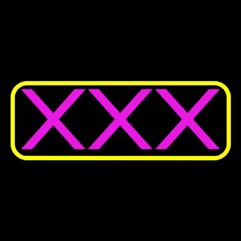 Pink X   Neon Sign