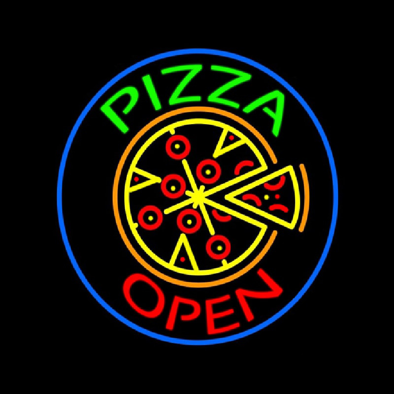 Pizza Open Neon Sign