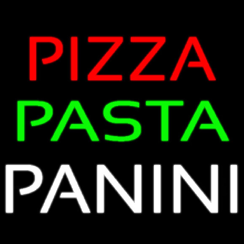 Pizza Pasta Panini Neon Sign