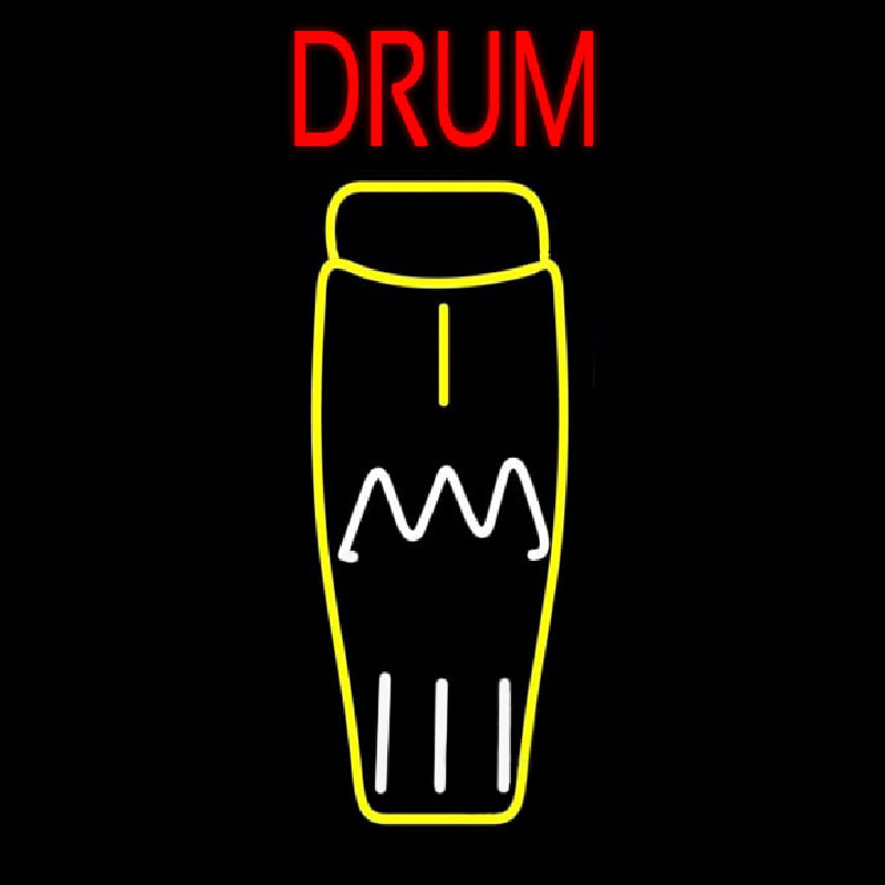 Play Drum 2 Neon Sign