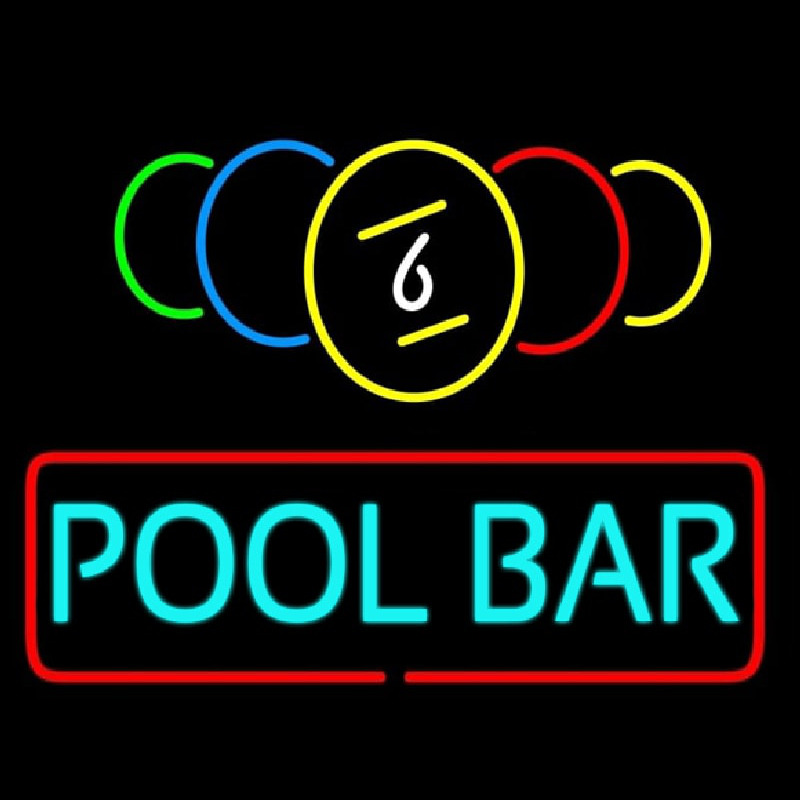 Pool Bar Neon Sign