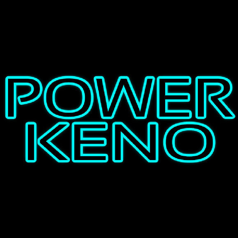 Power Keno 3 Neon Sign