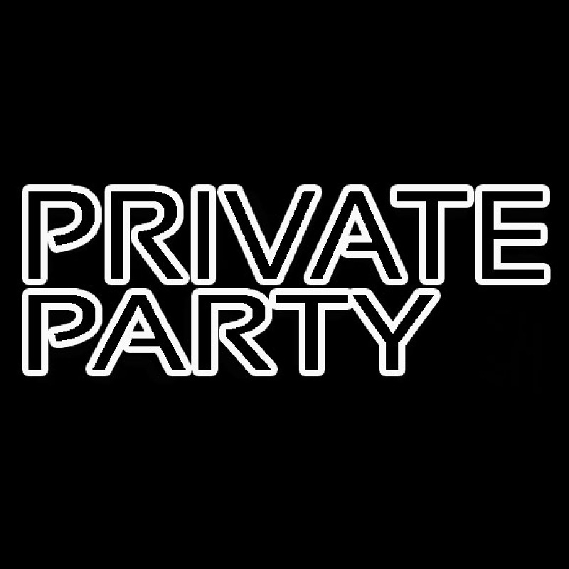 Private Party Neon Sign