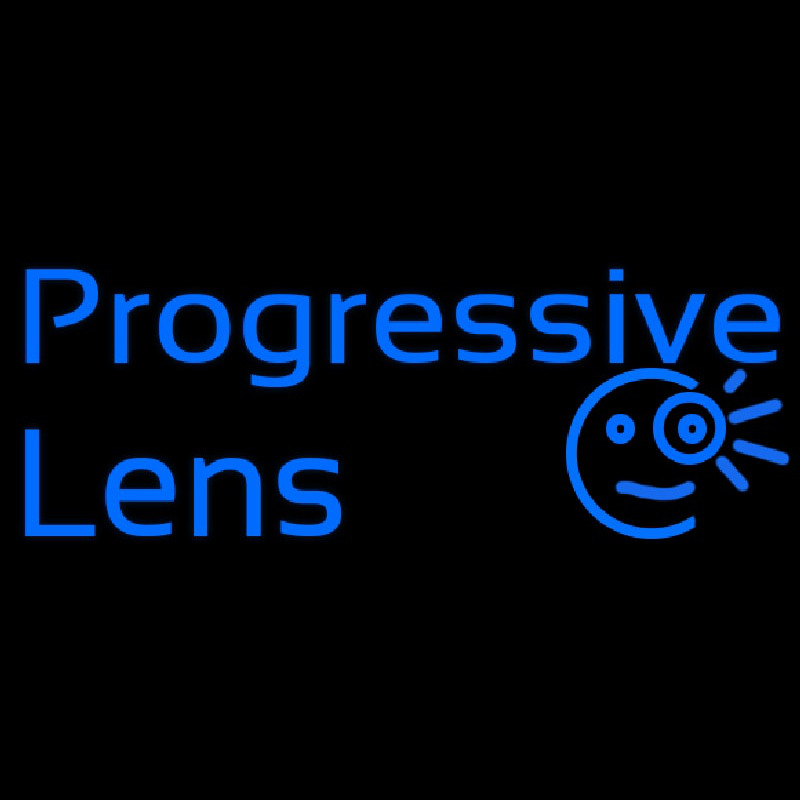 Progressive Lens Neon Sign