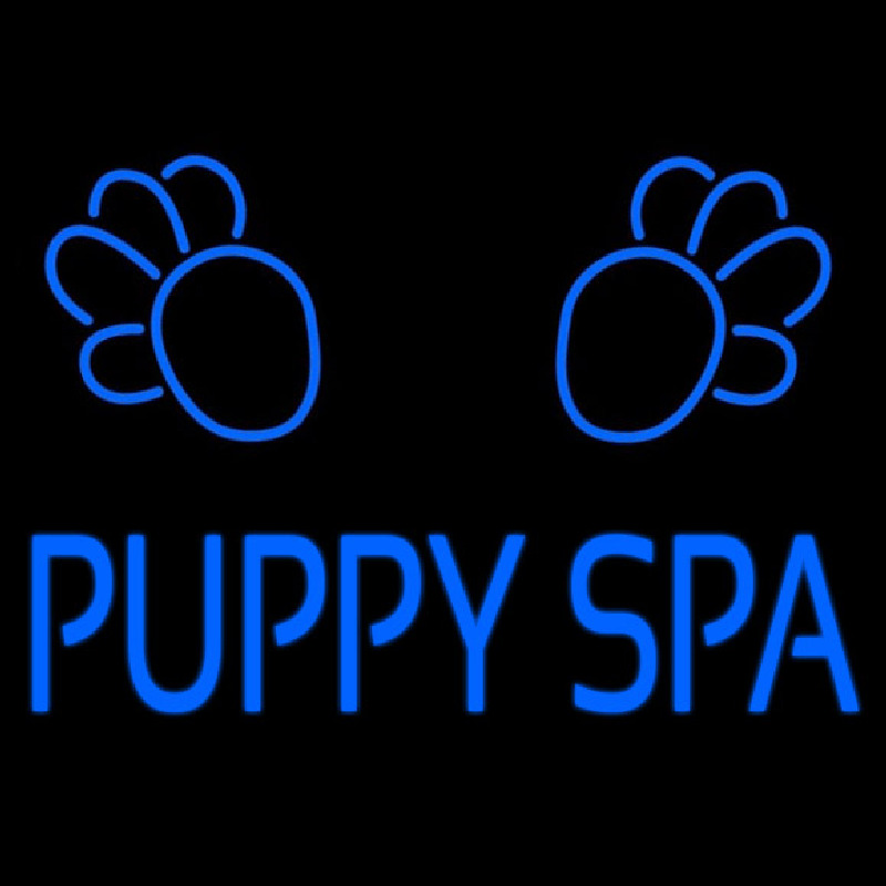 Puppy Spa Neon Sign