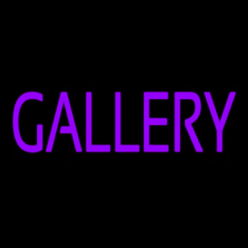 Purle Gallery Neon Sign