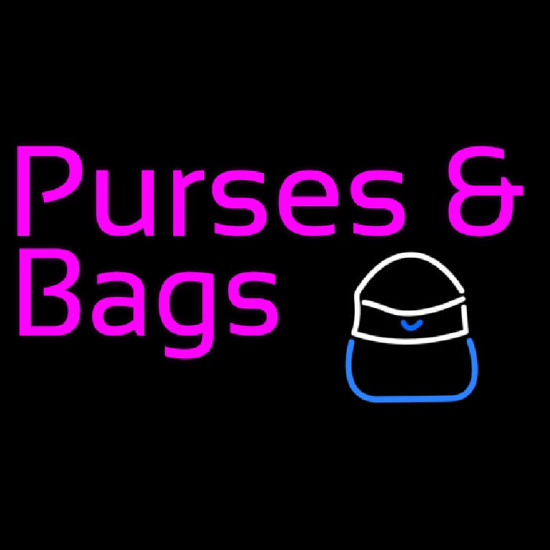 Purses Bags With Ladies Bag Neon Sign